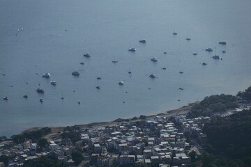 A Harbor Bustling with Boats, A Glimpse of Coastal Life