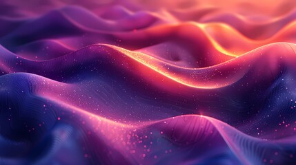 Obraz premium digital technology red and purple abstract lines poster background
