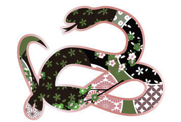 巳　年賀状　干支　アイコン