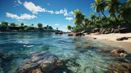 Tranquil Tropical Beach Paradise