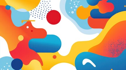 Bright and bold abstract design, perfect for inspiring creativity and adding modern style to any space.