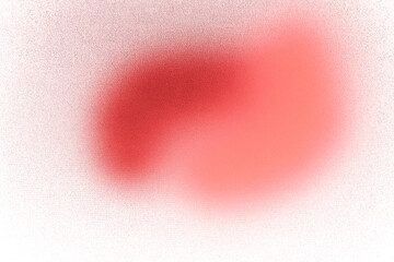 Red orange pink coral peach white abstract background. Noise grain mesh spray. Color gradient. Spot...