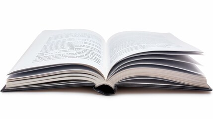 Create stunning presentations with this versatile mockup for catalogs, brochures, magazines, or books on a clean white background.