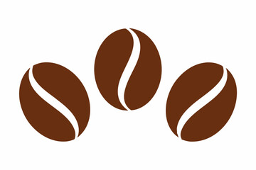 
Brown coffee bean icon, Coffee bean vector set, vector illustration
