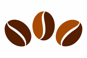 
Brown coffee bean icon, Coffee bean vector set, vector illustration
