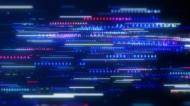 Motion Graphic Digital Tech Background Loop