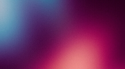 Grainy gradient background, dark pink purple blue black abstract noise texture banner, poster header backdrop design