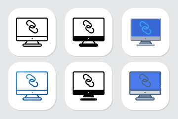 link icons with various design styles