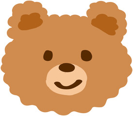 Cute Bear head