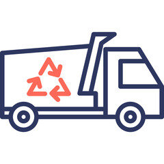 Recycling Truck Icon
