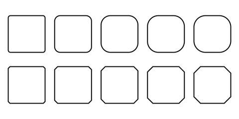 simple square arrow collection