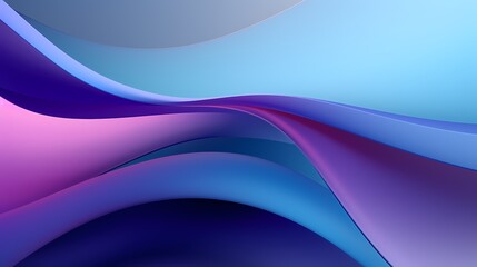 Obraz premium Digital technology blue purple gradient curve poster web page PPT background