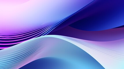 Obraz premium Digital technology blue purple gradient curve poster web page PPT background