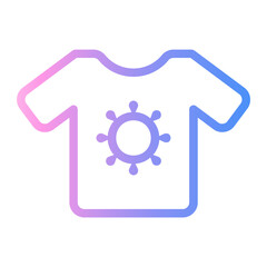 shirt Line Gradient Icon