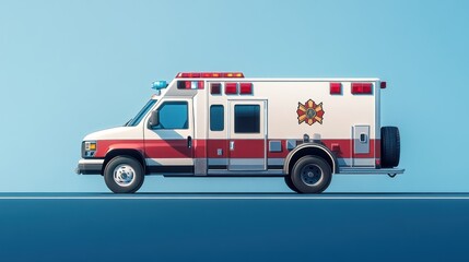 Ambulance on the Road