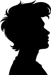 silhouette of a girl