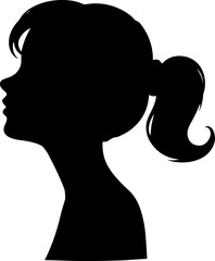 silhouette of a woman