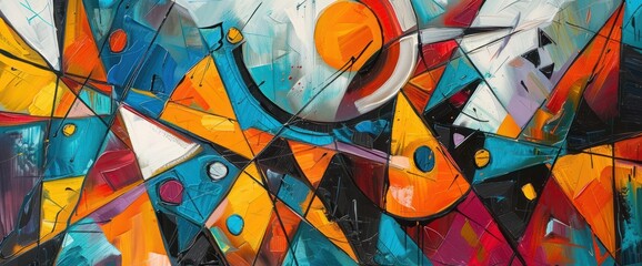 Oil Painting Abstract Modernist Background