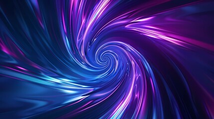 Digital technology blue and white spiral illustration web page PPT background
