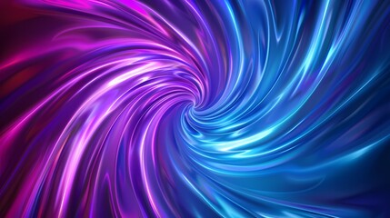 Obraz premium Digital technology blue and white spiral illustration web page PPT background 