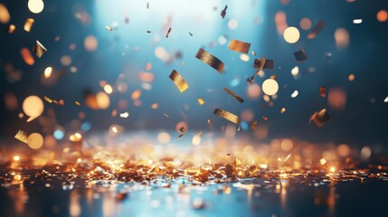 Festive Eve Decorations with Shimmering Confetti