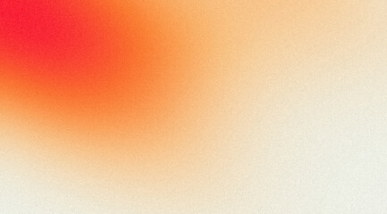 Obraz premium Orange red vibrant colorful retro white grainy gradient texture backdrop design, ideal for projects