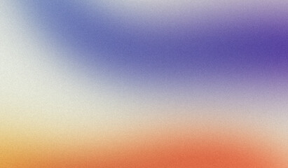 Blue orange purple vibrant colorful retro white grainy gradient texture backdrop design, ideal for projects