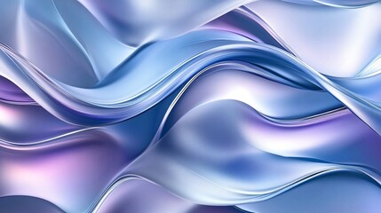 Naklejka premium Abstract blue and purple wavy background.