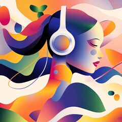 Fototapeta premium Music and Movement