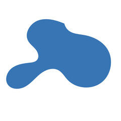 Blue yellow abstract shapes vectors 