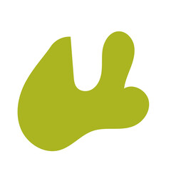 Blue yellow abstract shapes vectors 