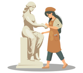girls and women in various situations