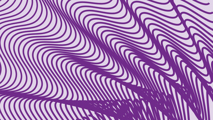 Obraz premium Purple wave line pattern abstract background