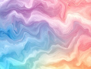 Colorful Abstract Paint Flowing in Bright Shades