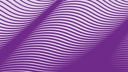 Purple wave line pattern abstract background