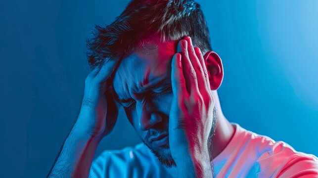 Cephalalgia and Pulsating Headache Pain, Sinus Pressure, and Neuralgia Symptoms, Migraine, Cluster, and Tension Headaches with Throbbing and Diffused Pain