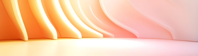 Minimalist Futuristic Interior Design with Soft Curves