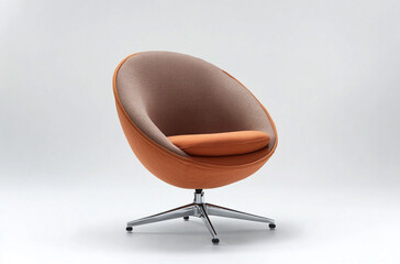 a swivel chair with a mesh backrest and adjustable seat