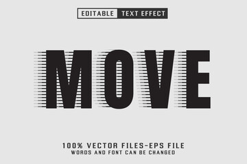 Move Text - Editable Text Effect
