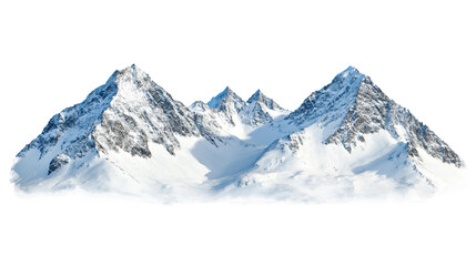 Obraz premium Majestic Snow-Capped Mountains Surrounded by Clouds for Stunning Landscape Photography