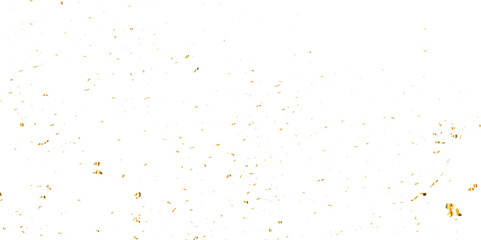 Vector gold particles confetti glitter on transparent background.  Gold sparks and doted golden glitter special light effect celebration background. 