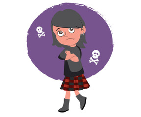 girls and women in various situations