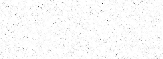 Black speckle seamless texture. Distress grunge grain dot background. Gritty dirt splash repeated pattern. Splattered grit overlay with drops, specks, flecks. Scuff weathered noise pattern. Vector