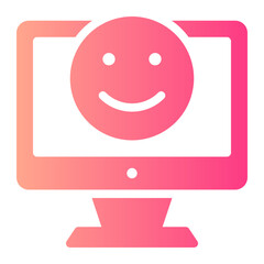 comuter gradient icon