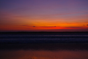 sunset at the beach