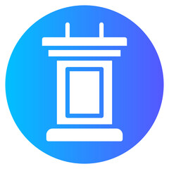 lectern gradient icon