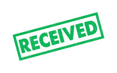 Received red ink rubber stamp sign symbol seal badge grunge effect accepted approved paid tag vignette