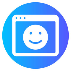 website gradient icon
