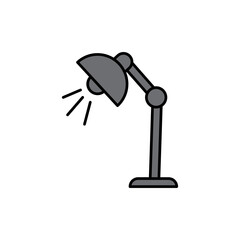 Desk lamp icon, vector Table lamp simple illustration for web and app..eps
