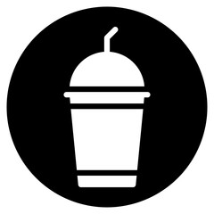 smoothies glyph icon